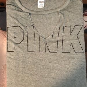 Pink cutout tee